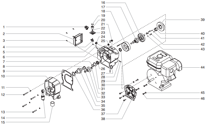 GPX 750 Drive Assembly Parts